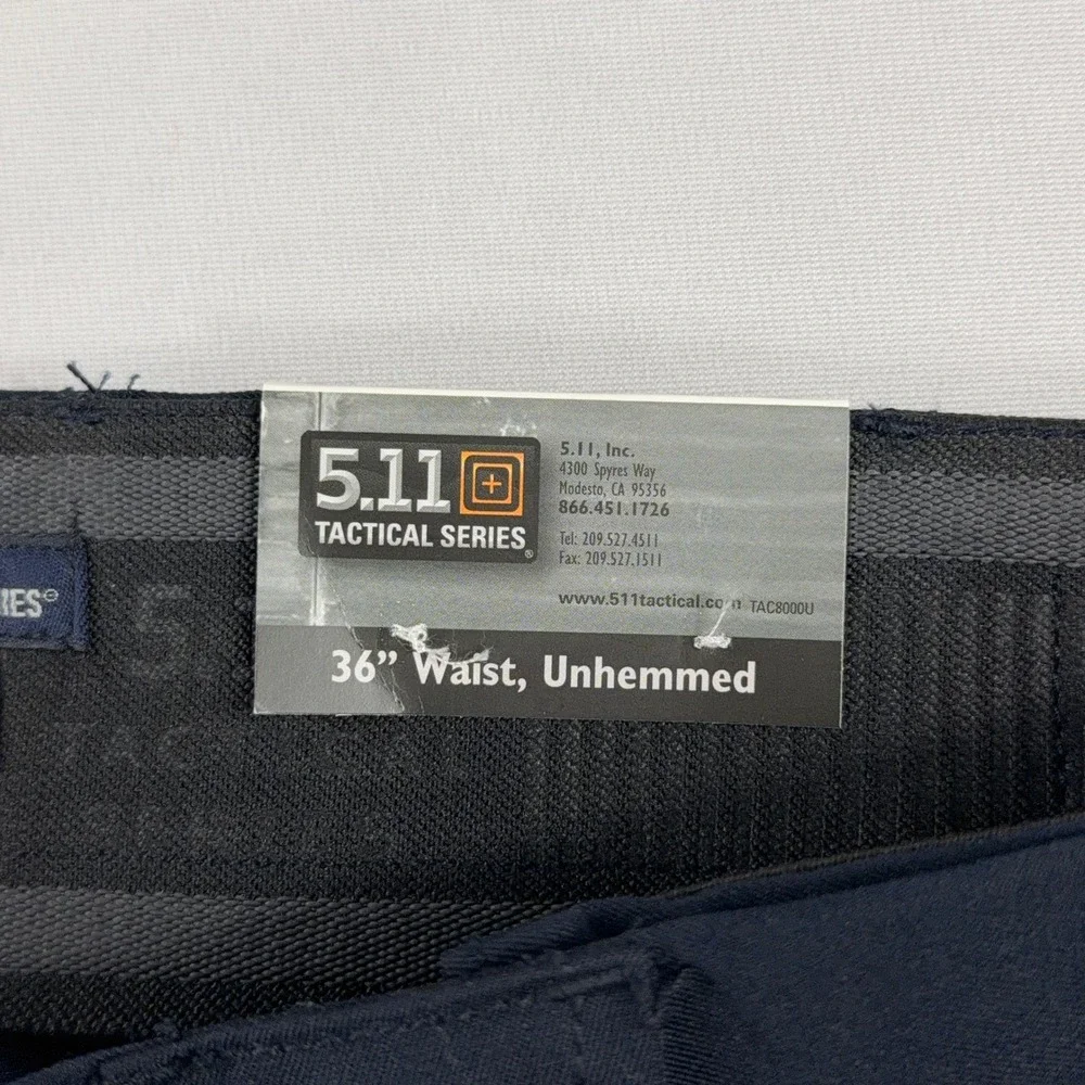 5.11 Tactical Uniform Pants P/R A-Class Teflon Dark‎ Navy Blue Men 36 NWT